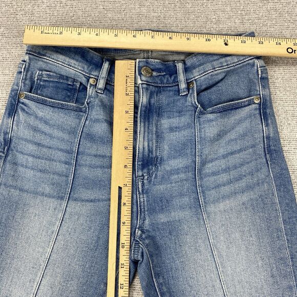 LOFT The Skinny Jeans Women Sz 24/00 Light Wash Mid Rise Jeans NWT - Picture 8 of 16